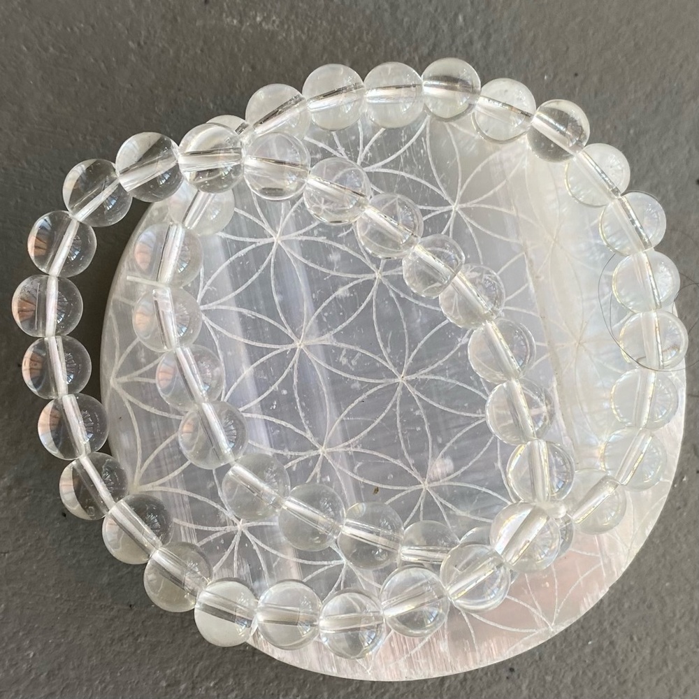 Crystals-AAA+ Clear Quartz Bracelets-Handmade